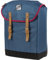 Venice Urbaner Freizeit Damen Herren Rucksack Im Retro Look Mit Gepolstertem 15'' Laptop Fach Schulrucksack Wanderrucksack Streetpack, Blue Steel, 28L