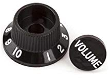 Fender black S-1 switch knob volume cap 005-9267-029