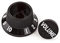 Fender black S-1 switch knob volume cap 005-9267-029