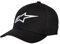 Alpinestars Ageless Curve - Unisex Baseball Cap, Kappe für Herren und Damen, Sportkappe rundum geschlossen, Schwarz/Weiß, S/M