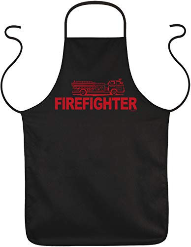 Mega-Shirt Motiv Feuerwehr freiwillige Feuerwehr Schürze Firefighter Feuerwehrmann Sprüche Schürze für die Feuerwehr