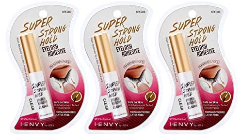 Kiss I Envy Eyelash Glue Super Strong Hold Clear 5 g