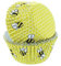 Baked with Love Honeycomb Baking Cupcake Cases, Greaseproof Paper Baking Cups - Pack of 50, Yellow, 0650183