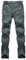 Damen Camouflage Plüsch Schneehose, wasserdichte Skihose Wanderhose,Grau,XXXL