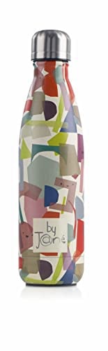 Jané Termo Acero Inoxidable, 500 ml, Cierre Hermético con Rosca, Mantiene hasta 12 horas el Calor, 24 horas el Frío, Resistente a Golpes, Naranja