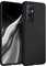 kwmobile Hülle kompatibel mit OnePlus 9 Pro Hülle - weiches TPU Silikon Case - Cover geeignet für kabelloses Laden - Schwarz matt