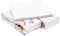 FlyIdeas 3-teiliges Spannbettlaken-Set 60x120 cm – 2 Spannbettlaken aus 100% Baumwolle & 1 wasserdichter Matratzenschoner – Atmungsaktiv & Hypoallergen, Babybettlaken für Kinderbett & Reisebett