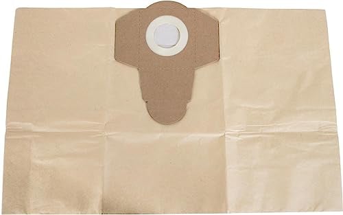 Scheppach Papier Vacuumbeutel 20-30L - 5 Stück | passend für Scheppach Nass-und Trockensauger ASP20 - ASP30