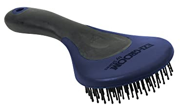 Shires 1366 Ezi-Groom Grip Mane & Tail Brush Navy Blue