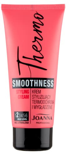 JOANNA Professional Thermo Stylingcreme mit Hitzeschutz und Pflege 200 g | Hitzeschutzcreme für glattes Styling; unterstützt die Regeneration und sorgt für ein gepflegtes, geschmeidiges Finish.