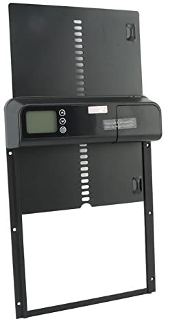 Automatische Hühnerstalltür mit Timer, Batteriebetriebener Türöffner mit LED-Anzeige, wasserdichte Hühnerstalltür aus Aluminiumlegierung, IP45