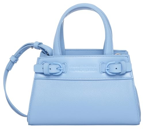 Armani Exchange Women's Milano Edition Small Tote S, Blue River