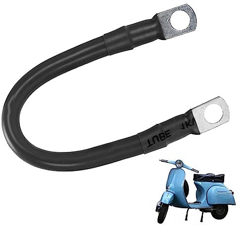 Cavo Batteria Positivo - Cavo Batteria 2 AWG, Cavi Batteria con terminali,Cavi Batteria per Alimentazione positiva o negativa, Moto, Solare, Auto, Inverter di Potenza per Barche