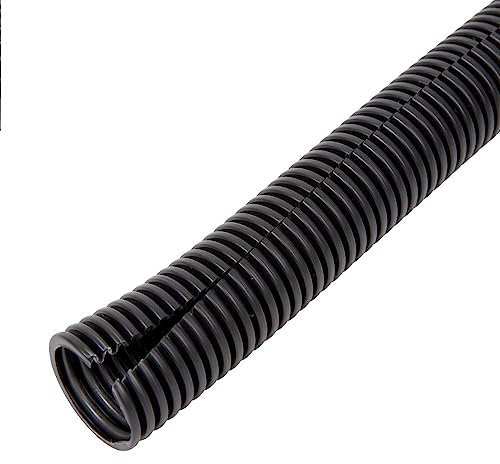 6mm-35mm Wellrohr Wellschlauch Marderschutz Kabel Schutz Rohr Isolierrohr geschlitzt offen (Innendurchmesser/Länge: 30,0mm / 1 Meter)
