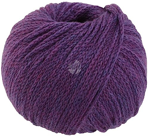 LANA GROSSA Cool Merino | Leichtes Kettengarn aus klassischer Merinowolle | Handstrickgarn aus 90% Schurwolle (Merino) & 10% Polyamid | 50g Wolle zum Stricken & Häkeln | 150m Garn FB 25