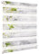 Deswell Doppelrollo Klemmfix ohne Bohren Weiß-Blüten B85 x H150 cm (Stoffbreite 81cm) Rollos für Fenster ohne Bohren mit Blüten Motiv Duorollo für Lichtdurchlässig Höhe Stufenlos Verstellbar