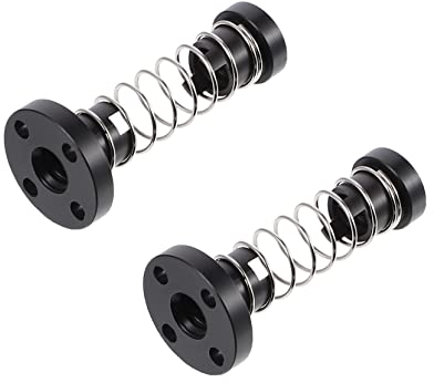 BUGUUYO 2St Mutter Anti-Rückschlag 2mm Stab spielfreie Feder 8mm Stab T8 Anti-Backlash-Feder Gewindespindel aus Edelstahl 3D Drucker Komponente Zubehör pom
