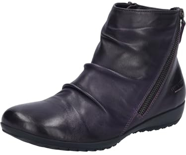 Josef Seibel Damen Ankle Boots Naly 61, Frauen Stiefeletten,Weite G (Normal),reißverschluss,Bootee,Booties,halbstiefel,Purple,39 EU