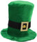VICASKY Green Gold Velvet Hat Holiday Hats for St Patrick's Day Hat Saint Patrick's Day Hat St. Patricks Day Hats Green Hat St Patricks Day Accessory Patrick's Day Party Favor Fabric