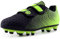Football Shoes Childrens Football Boots Boys 13 Kids Astro Turf Soccer Shoes Girls Outdoor Training Shoes Junior Sneakers Non-Slip Black-Green