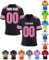 American Football Trikot Personalisiert Trikot mit Namen Logo Herren Sporthemden Personalisierte Schnelltrocknend Atmungsaktiv T-Shirt für Dammen Kinder Jungen, S-7XL, A23