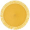 Baroni Home Set de 6 Manteles Individuales Redondos de Paja Sintética Colorida, Manteles para Plato, Mantel Americano para Desayuno, Diámetro 38 cm, Amarillo