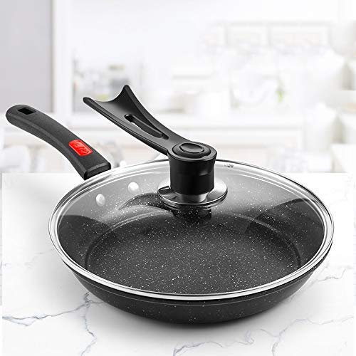 CAFIEDR Antihaft-Bratpfanne Pfanne No-Smoke Gasherd Universal Kochtöpfe Pfannen Set Wokpfanne Bratpfanne Küchentopf Kochwok