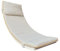 Matratze mit Kissen für Wippbrett Kinder Balance Board Decke & Kissen Regenbogen Holz Wippe mit Kissen Lama beige