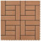 Xichuzi Baldosas de Porche de WPC 30x30 cm 2 m2 marrón 22 Unidades, Piscina Terraza, Suelo Madera Exterior, Tarima Exterior, Suelos Terraza, Suelo Jardin Exterior,