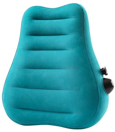 ETRAVEL Cuscino gonfiabile ultraleggero da campeggio, per escursionismo, zaino in spalla, comodo cuscino ergonomico per supporto cervicale, morbido cuscino da viaggio in auto, spiaggia, ufficio