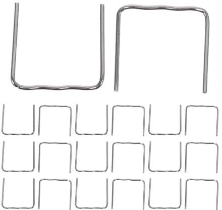 PATKAW Recharge de 500 agrafeuses chauffantes pour la réparation des pare-chocs en plastique de voiture, fil de 0,8 mm de diamètre, baguettes de soudure pour la carrosserie automobile, garage,