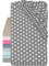 Emily´s Check Baumwolle Spannbettlaken - Sternen im Alloverdesign 445.511, 60 x 120 cm, anthrazit