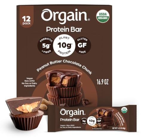 Orgain Plant Protein Bar Pea Butter Cho 12-40 g