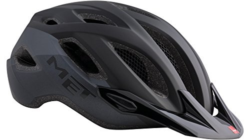 MET Helmet Crossover, Black, One Size, 3HM109M0NO1