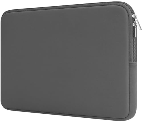 RAINYEAR Gepolsterte Laptoptasche für 15,6-Zoll-Laptops von Lenovo HP ASUS | Dell Acer Schutzhülle – weiche Tragetasche mit Reißverschluss, passend für 15,6-Zoll-Notebooks, Ultrabooks und Chromebooks