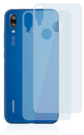 BROTECT Entspiegelungs-Schutzfolie für Huawei P20 lite 2018 (Rückseite) (2 Stück) Matte Displayschutz-Folie, Anti-Reflex, Anti-Fingerprint