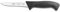 Sanelli Linea Skin, Coltello Macellaio Disosso professionale cm.12, Acciaio Inossidabile, Nero, Lunghezza lama 12 cm.