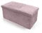 Large Ottoman Storage Box Folding Seat, Storage Stool Faux Leather Toy Chest Practical Bench Blanket Box (Cord Blush Pink, 76x38cms)