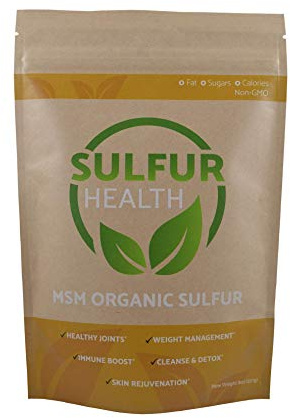 MSM Organic Sulfur - 99.9% Pure MSM Supplement - Lab-Tested & Certified (1 Pound)