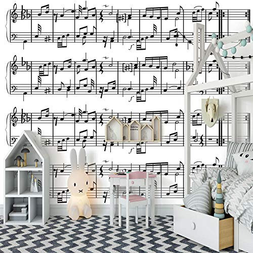 SFALHX Tapete Fototapete Vlies Tapete Musik 3D Fototapete Wandbild Wohnzimmer Schlafzimmer Tv Kinderzimmer Hintergrund 3D Tapete /250 x 175 cm (98.4 x 68.9 Zoll)