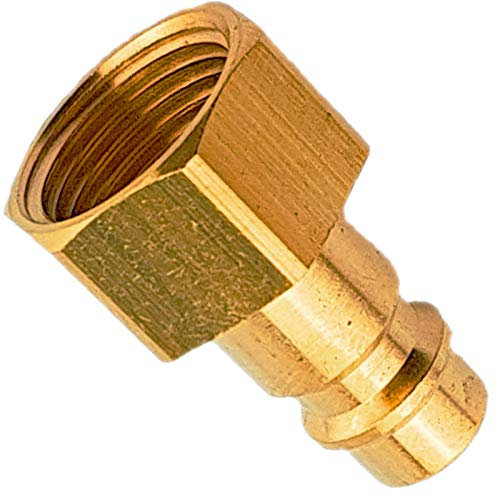 Qualitäts Druckluft Stecker mit Innengewinde | Schnellkupplung Druckluftkupplung Stecknippel | Standard Nennweite 7,2 mm | 1/8 bis 1/2 Zoll AG WUNSCHGRÖSSE einfach selbst auswählen >>> 1/4 Zoll IG