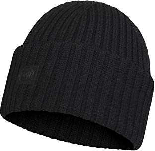Buff Unisex 124243.901.10.00 MERINO WOOL FISHERMAN HAT ERVI N, Schwarz, 31 EU