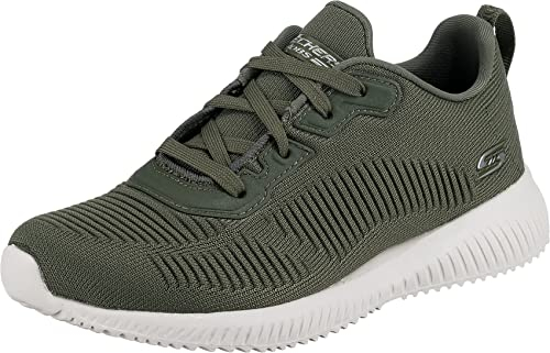 Skechers Damen Bobs Squad Tough Talk Sneaker, Dkgr, 36.5 EU