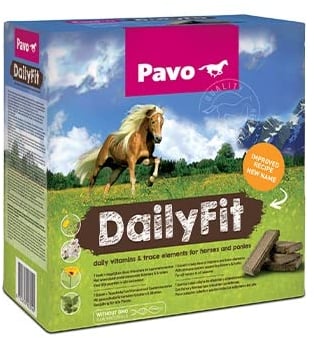 Unbekannt Pavo DailyFit Briketts 12,5 kg 90 Briketts für Dein Pferd