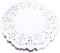 100St Rund Papierdeckchen Tortenspitze Papier Runde Spitze Papiermatten Tischsets Runde Fettdichtes Antihaftpapier Für Kuchen