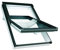 Kunststoff Dachfenster 78x118 cm OptiLight PVC THERMO von FAKRO Konzern | mit 2-fach Verglasung, Lüftungsblende und Eindeckrahmen für Ziegel | Schwingfenster von FAKRO Gruppe