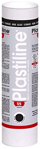 J. Herbin Herbin 1955T - Plastiline, 1kg, Härtegrad 55, ideal zum Modellieren, 100% wiederverwendbar, Schwarz