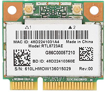 Septpenta WLAN Karte Rtl8723ae, Bluetooth 4.0 300M, Kompakt und Kompakt, Gute Leistung, Hervorragende Verarbeitung, Lange Lebensdauer, PCi E WLAN WLAN Adapter