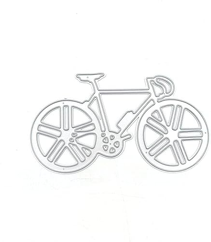 GIVBRO Stanzschablonen Fahrrad Metall Schablonen Vorlage Prägung Album Papier Karte Kunst Handwerk Dekoration