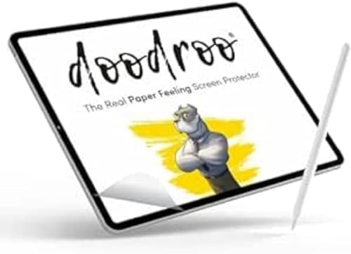 doodroo - Película Protectora con Efecto de Papel Real y antideslumbrante para Onyx Boox Tab X - Lámina Protectora que Recrea la Forma Natural de Dibujar o Escribir con Efecto de Papel - 2 Piezas